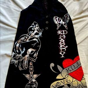 Ed Hardy halter tunic S